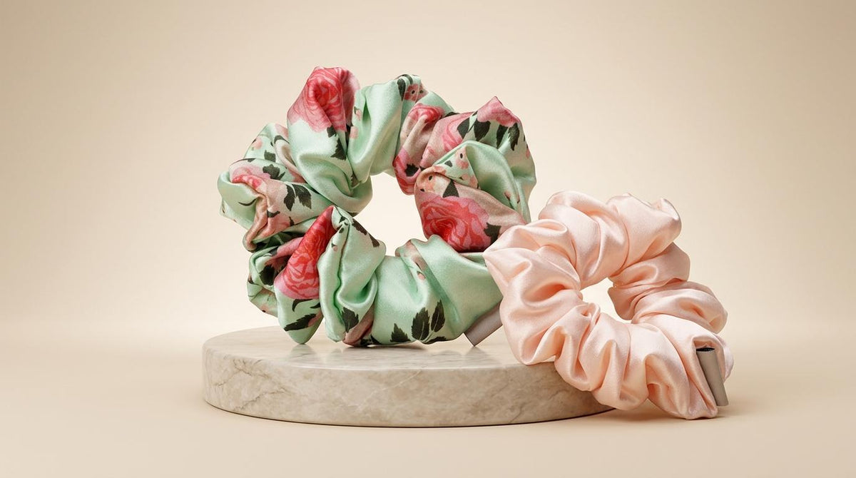 Premium Satin & Floral Hair Scrunchies