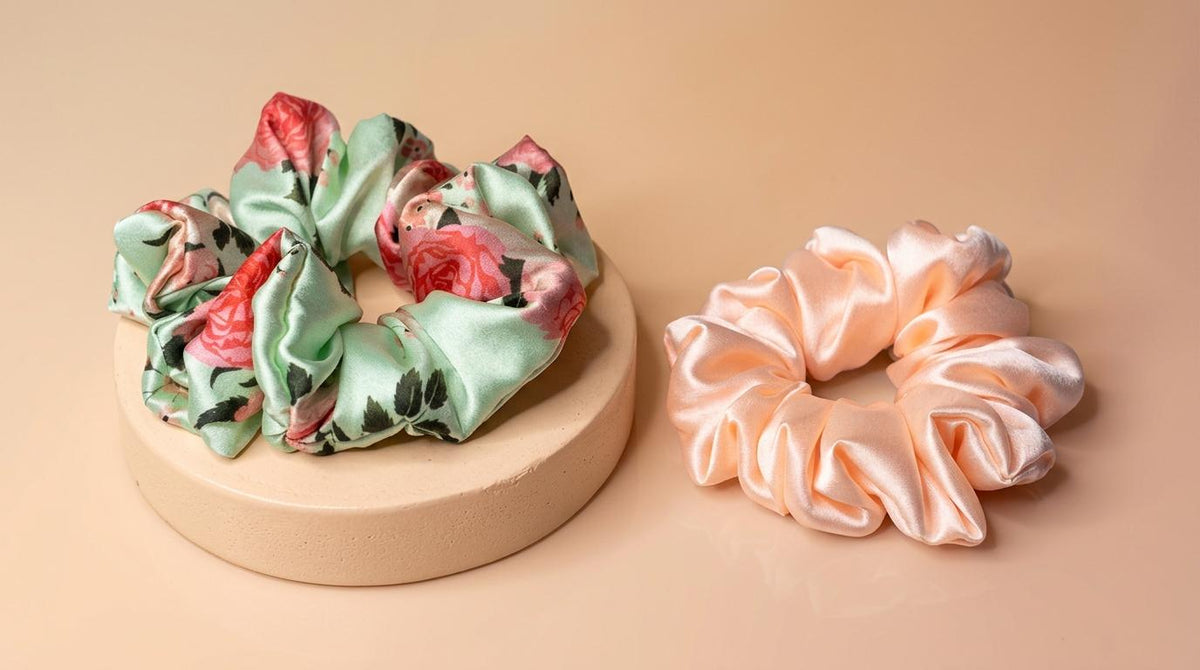 Premium Satin & Floral Hair Scrunchies